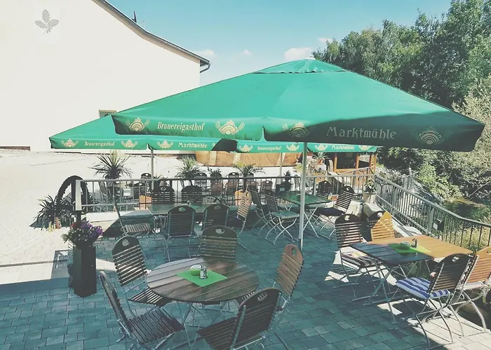 Otel Brauereigasthof Marktmuhle Oberdorla
